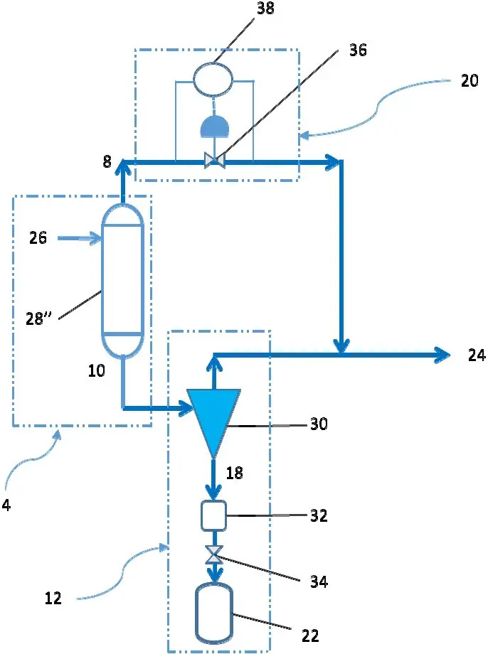 Sep-iSYS sand removal system, patent drawing