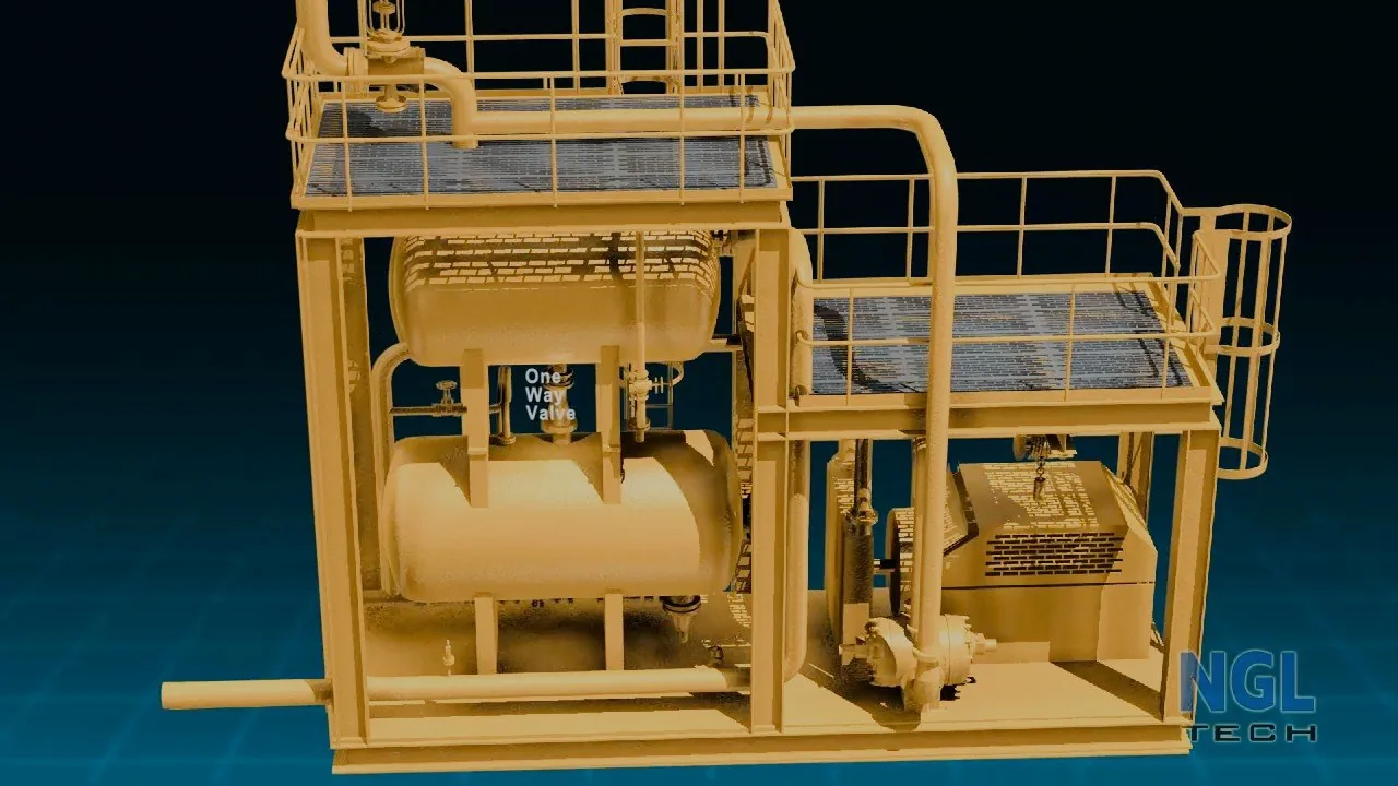 LPPU with gas-compression package, 3D animation still