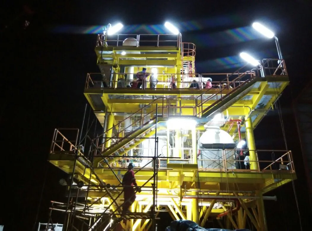Crude stabilisation module, 2014 to 2015 · Malaysia