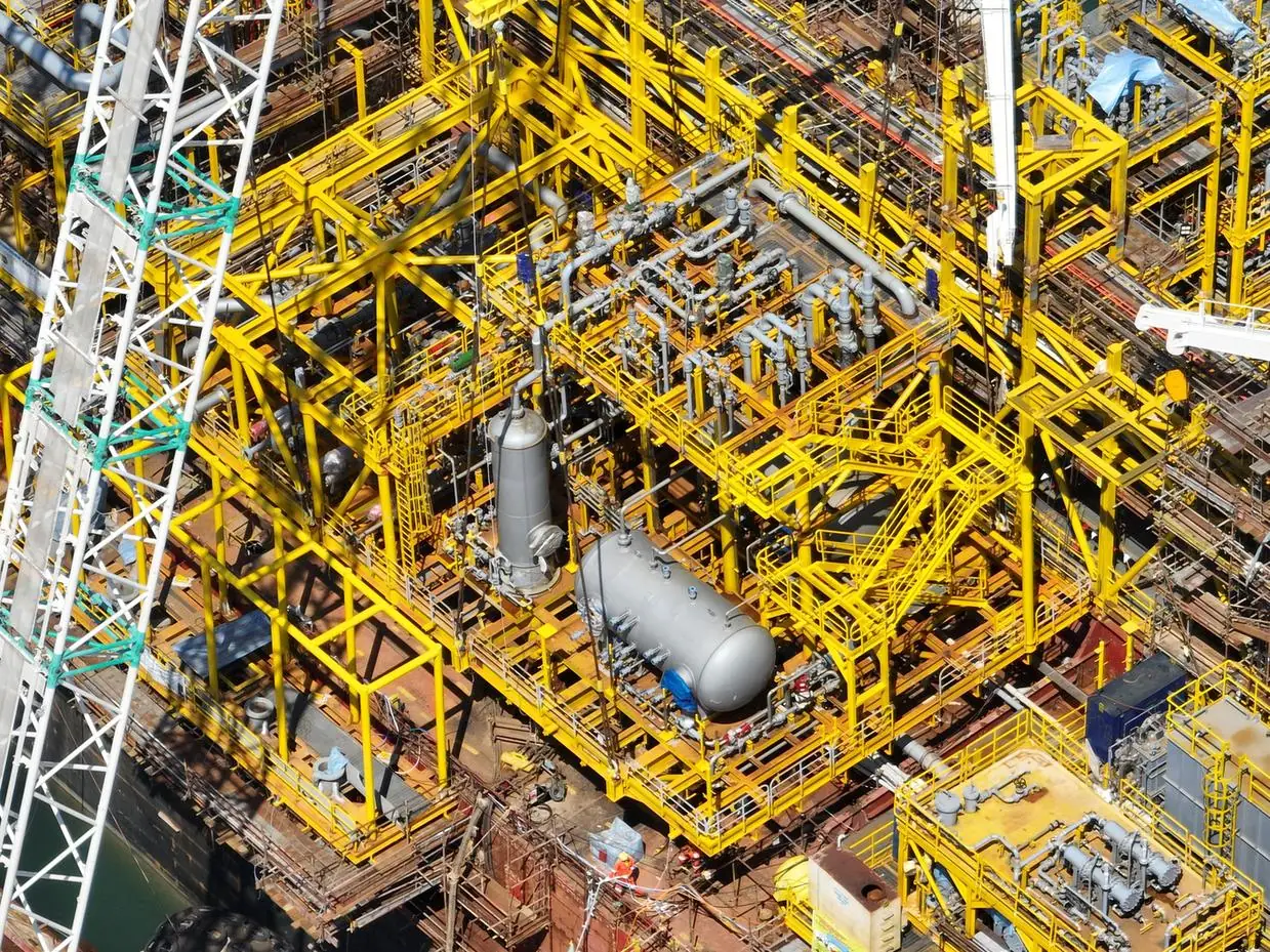 Crude stabilisation module, 2022 to 2025 · Indonesia