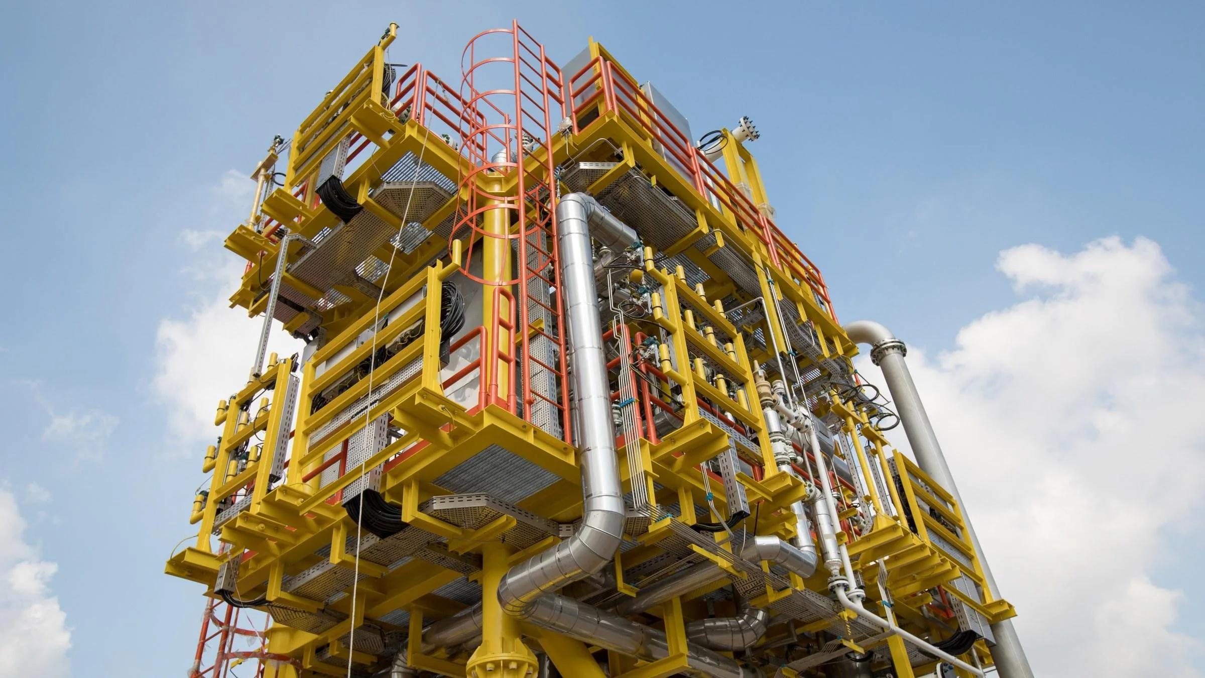 Enhanced LP-CRS module at the fabrication yard